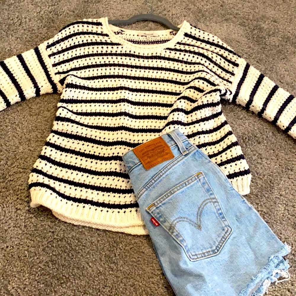 Madewell striped sweater